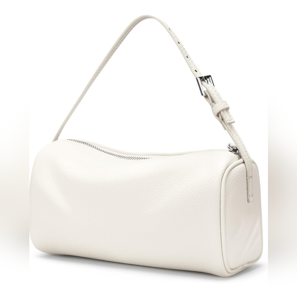 Vegan Leather Shoulder Bag Hobo Style Crossbody Purse